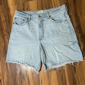 Abercrombie & Fitch Curve Love High Rise Dad Short